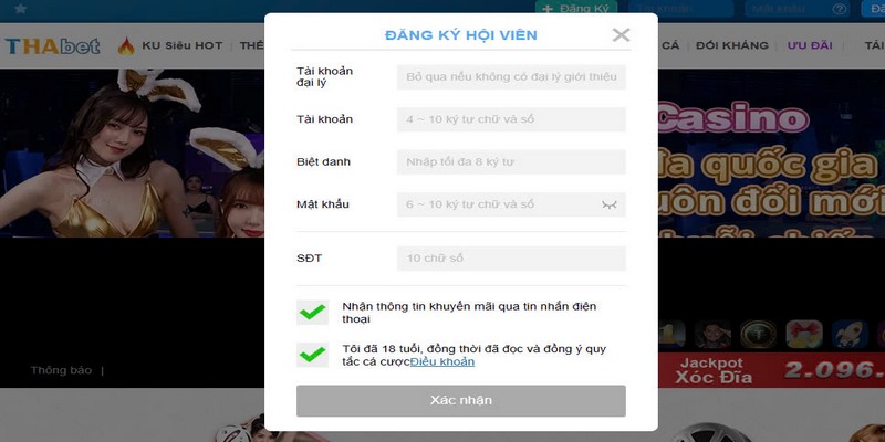 Người chơi hãy đăng ký tài khoản để tham gia tựa game Roulette online